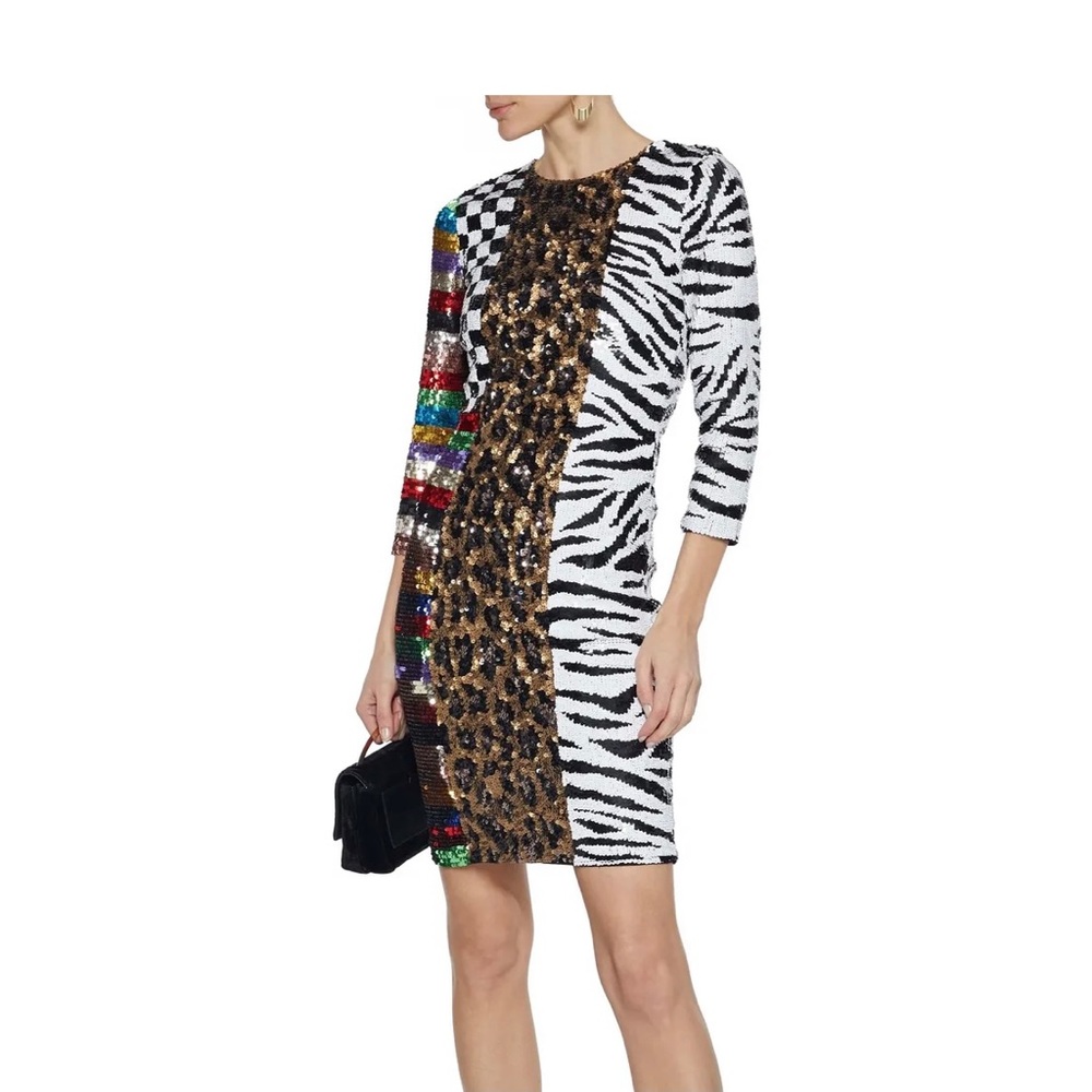 NWT Alice + Olivia Jae Sequined Dress